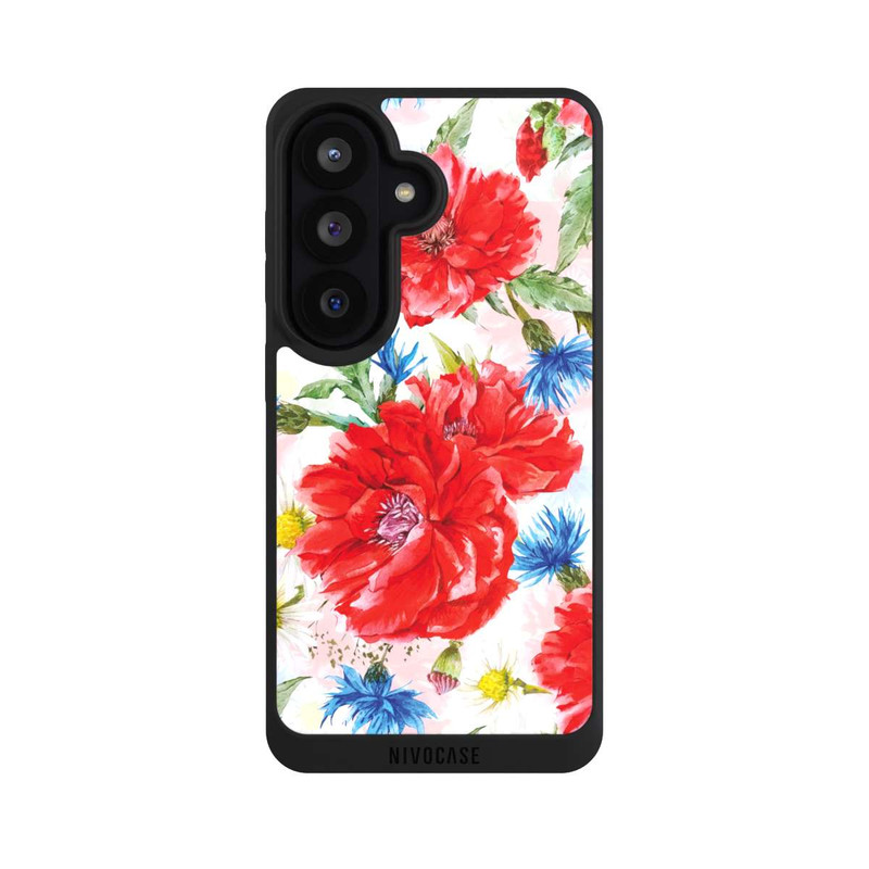 Galaxy S26 NIVOpure Sommerwiese Kornblumen Mohn