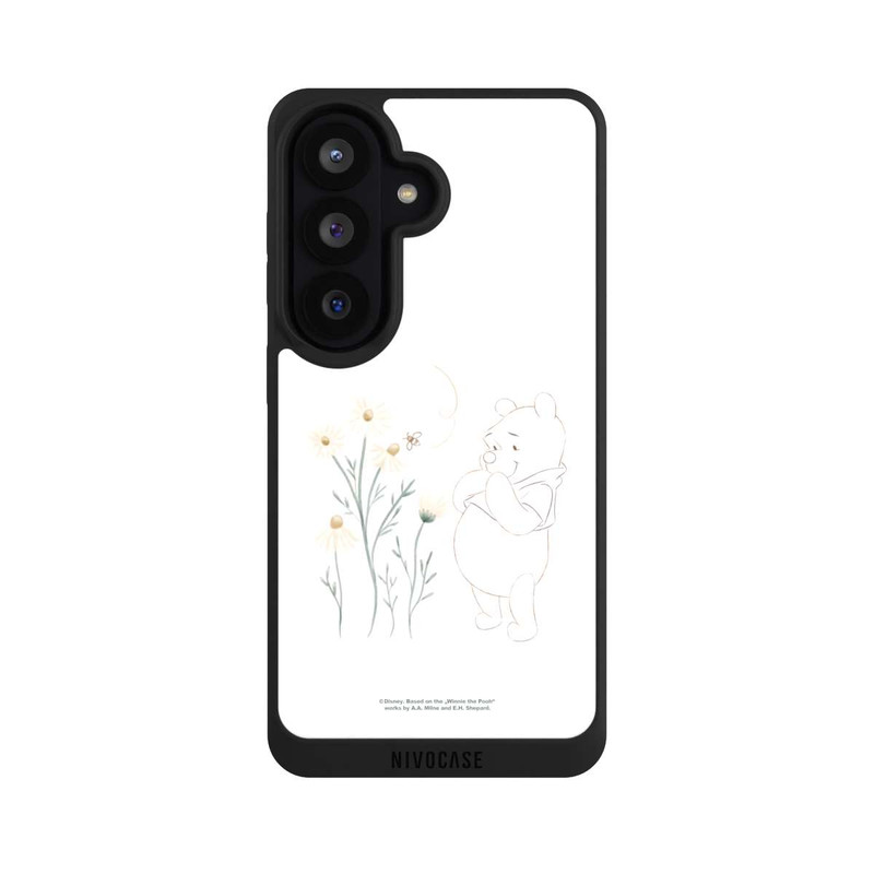 Galaxy S26 NIVOpure Winnie Puuh sieht sich Gänseblümchen an