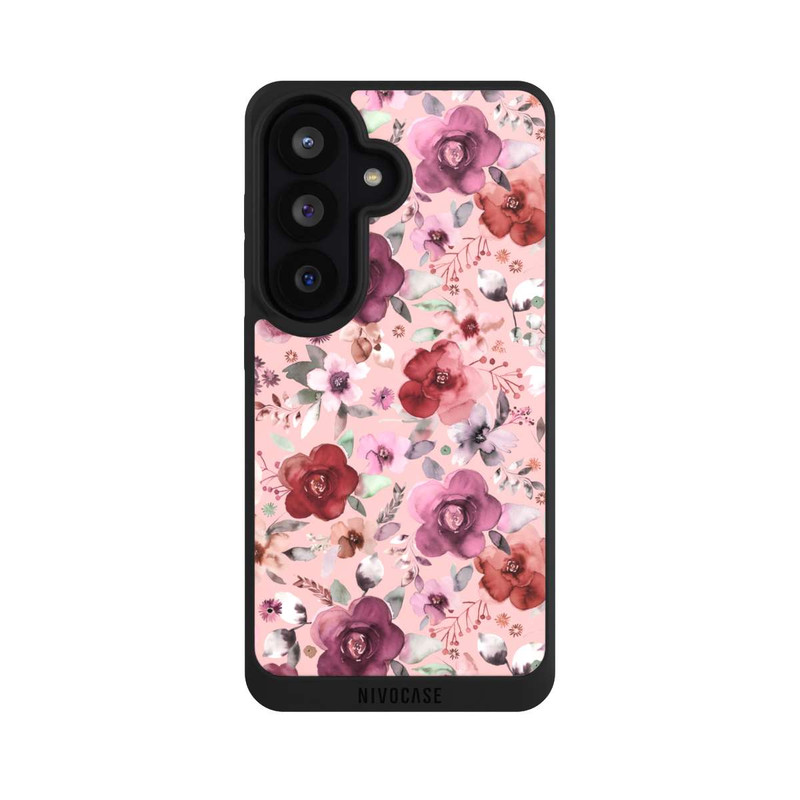 Galaxy S26 NIVOpure Üppiger romantischer Blumenstrauß rosa