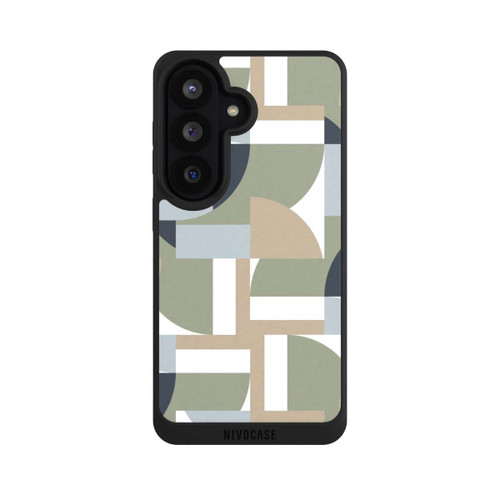 Samsung Galaxy S26 NIVOpure Futuristic Bauhaus Polygons Beige