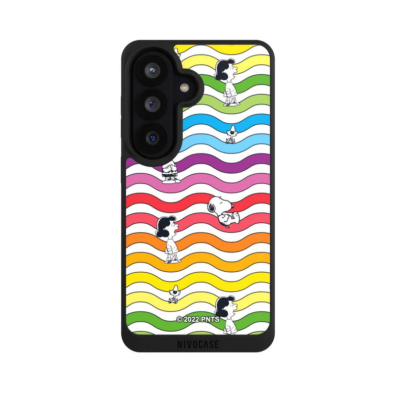 Galaxy S26 NIVOpure Snoopy Pattern Arc-en-ciel
