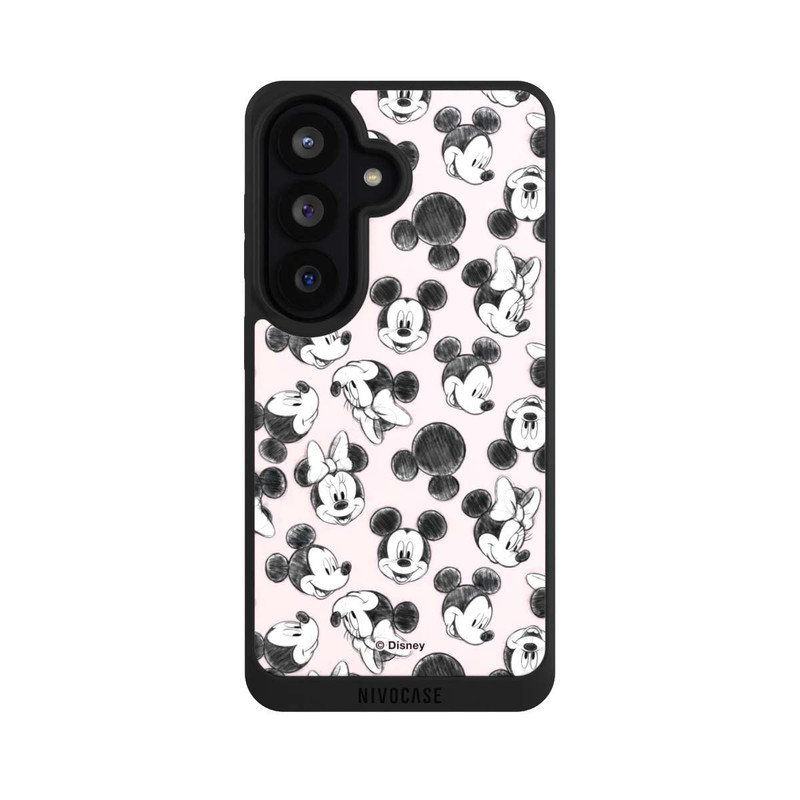 Galaxy S26 NIVOpure Minnie & Mickey Viele Gesichter Pink