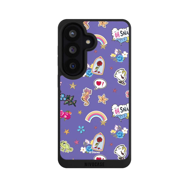 Galaxy S26 NIVOpure Princess Pattern Purple Disney Princess
