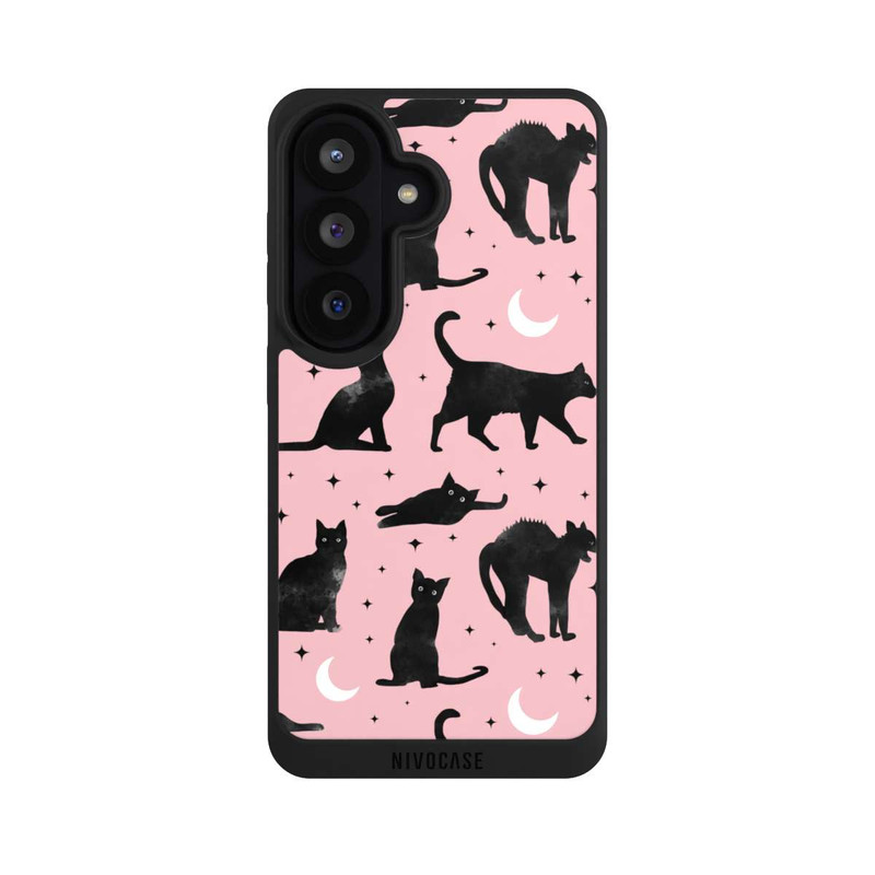 Galaxy S26 NIVOpure Lune & Chats Fond Rose