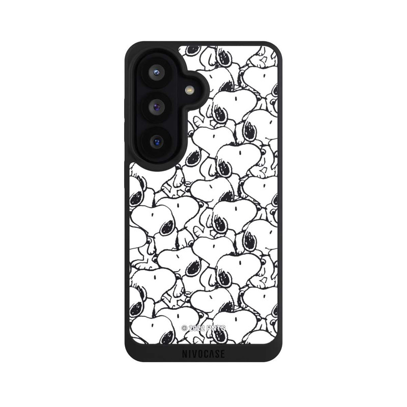 Galaxy S26 NIVOpure Snoopy Pattern Black And White