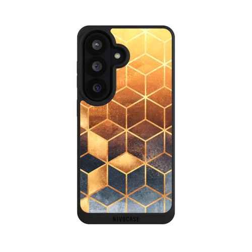 Samsung Galaxy S26 NIVOpure Golden Gradient Cubes