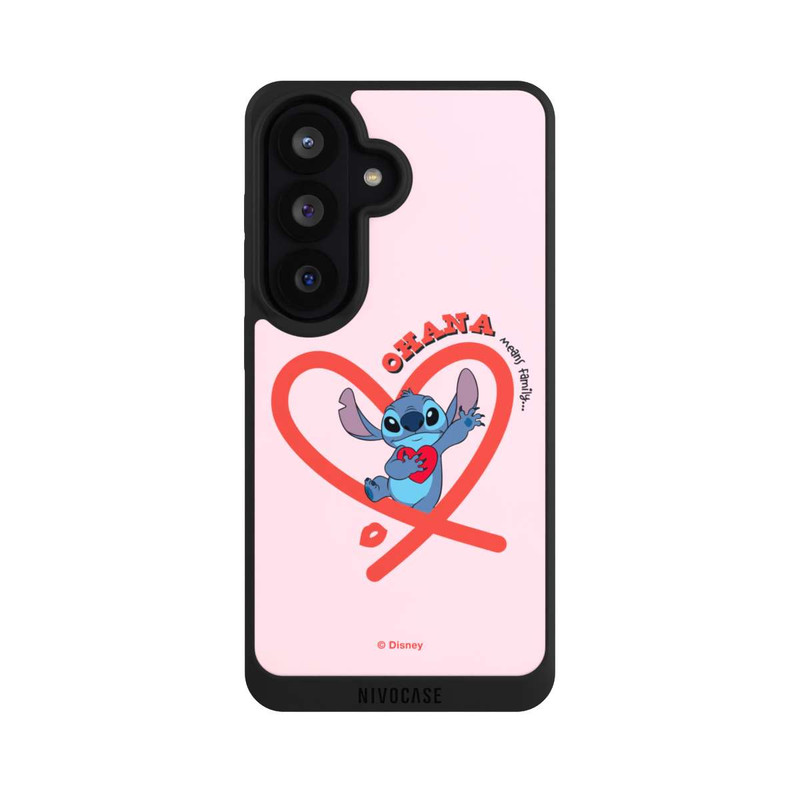 Galaxy S26 NIVOpure Stitch Ohana Cœur rose