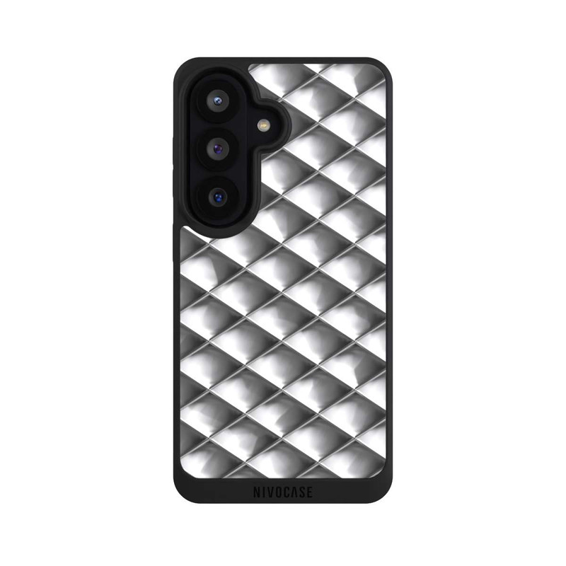 Galaxy S26 NIVOpure Glamour Silver Squares