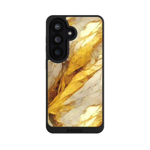 Samsung Galaxy S26 NIVOpure Weiße Marmor-Golddruckschichten