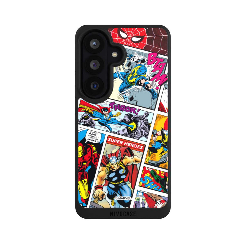 Galaxy S26 NIVOpure Marvel Retro Comic Blue