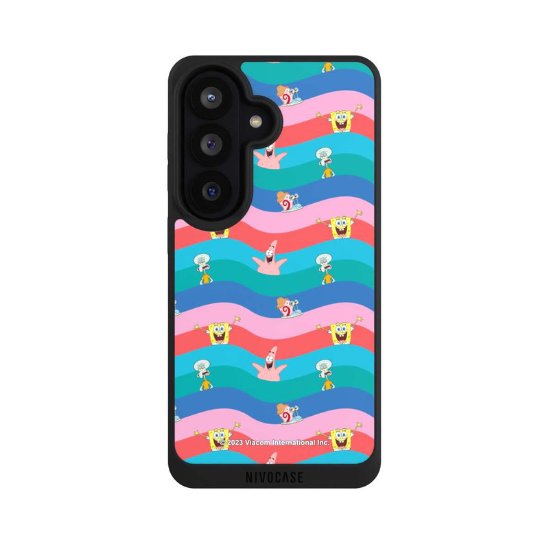 Galaxy S26 NIVOpure Spongebob Friends Colorful Waves
