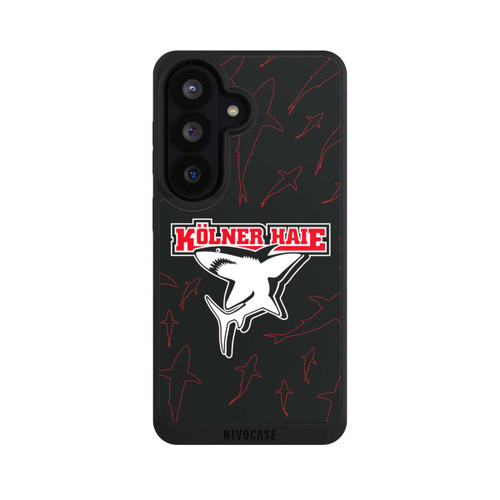 Samsung Galaxy S26 NIVOpure Haie Muster Rot