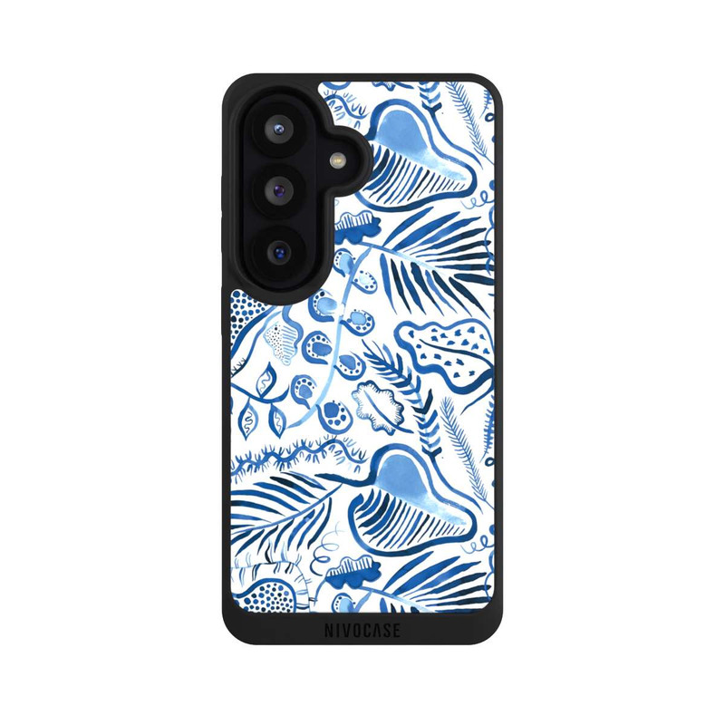 Galaxy S26 NIVOpure Tropical Forest Leaves Blue