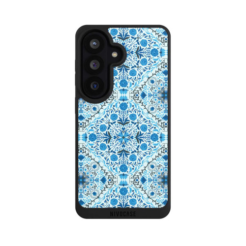 Samsung Galaxy S26 NIVOpure Blue Floral Tiles