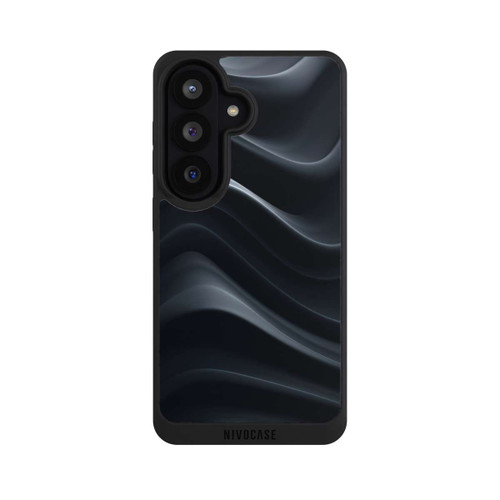 Samsung Galaxy S26 NIVOpure Black Waves Texture