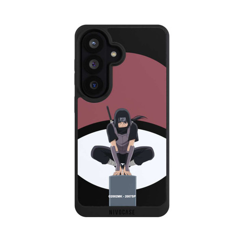 Samsung Galaxy S26 NIVOpure Itachi Uchiha Symbol Schwarzer Hintergrund
