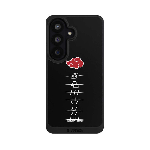 Samsung Galaxy S26 NIVOpure Akatsuki Mitglieder Symbole Schwarz