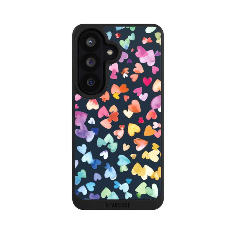 Galaxy S26 NIVOpure Coeurs de la Saint-Valentin noirs