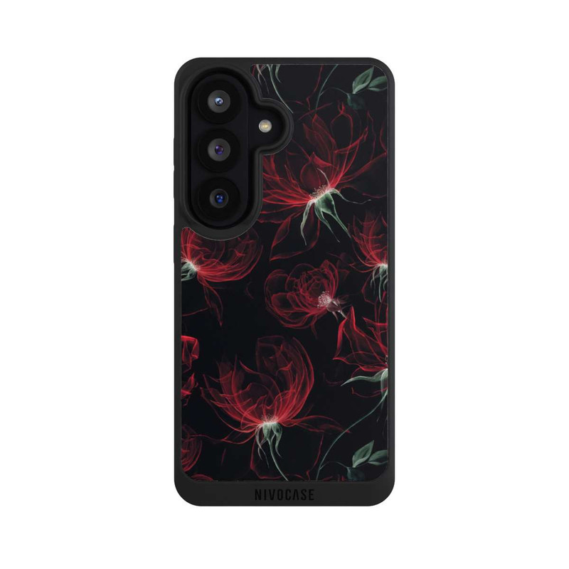 Galaxy S26 NIVOpure Tapete mit roten Blumen