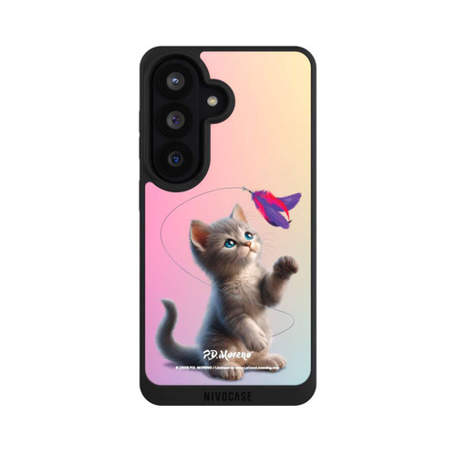 Samsung Galaxy S26 NIVOpure Playing Cat with Feather