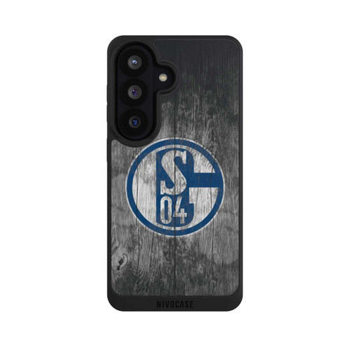 Samsung Galaxy S26 NIVOpure Schalke 04 Holz Look
