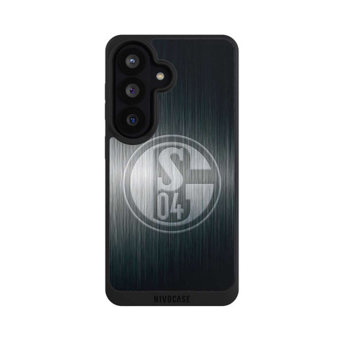 Samsung Galaxy S26 NIVOpure Schalke 04 Metall Look