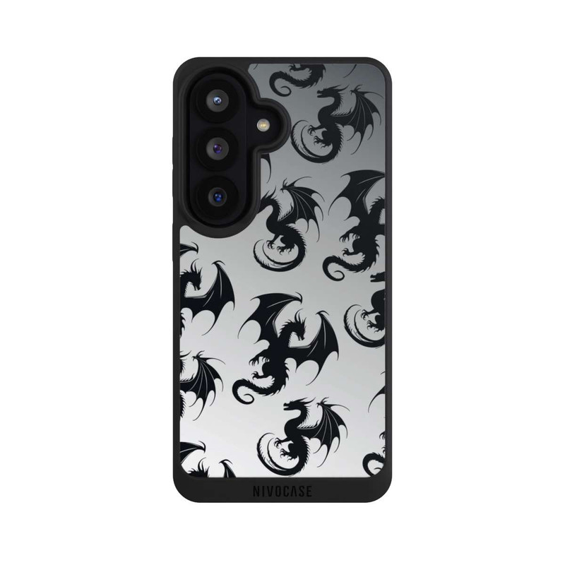 Galaxy S26 NIVOpure Dragon Pattern Grey