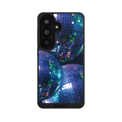 Samsung Galaxy S26 NIVOpure Disco Ball Blue Black Partytime with KI