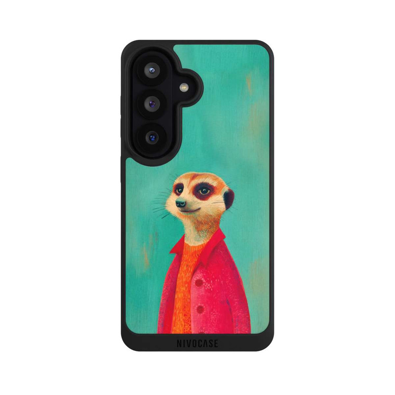 Galaxy S26 NIVOpure Meerkat Green Illustration