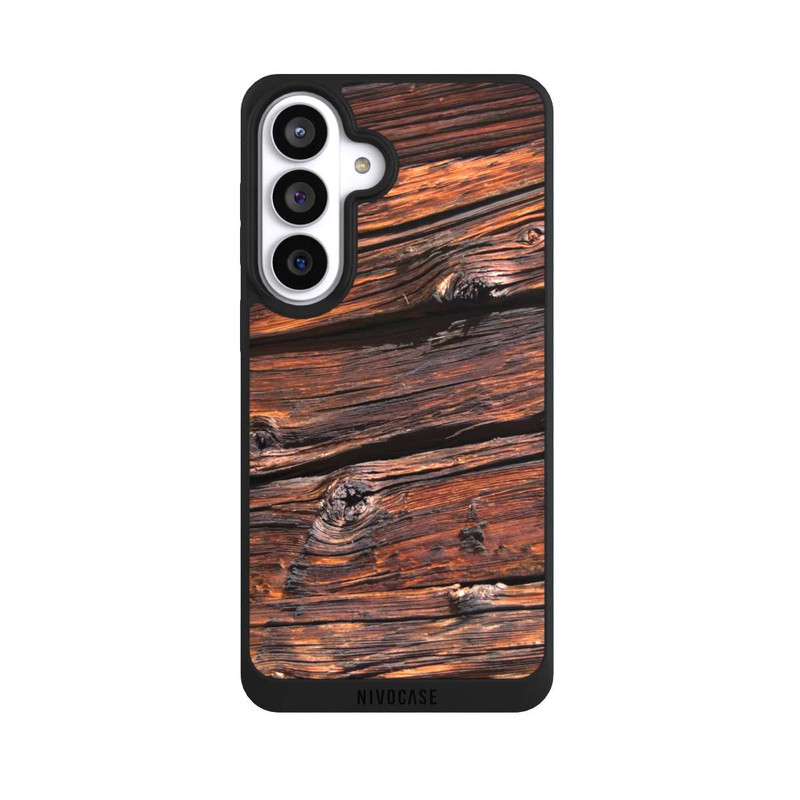 Galaxy S26+ NIVOpure Verwitterte Holzplanken