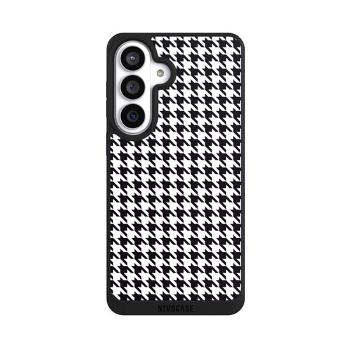 Samsung Galaxy S26+ NIVOpure Hahnentritt Schwarz Weiß