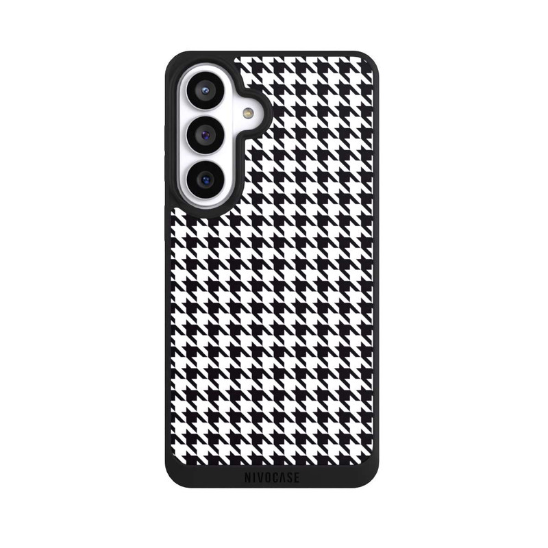 Galaxy S26+ NIVOpure Hahnentritt Schwarz Weiß