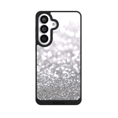 Samsung Galaxy S26+ NIVOpure Pluie de Paillettes Argentées Look
