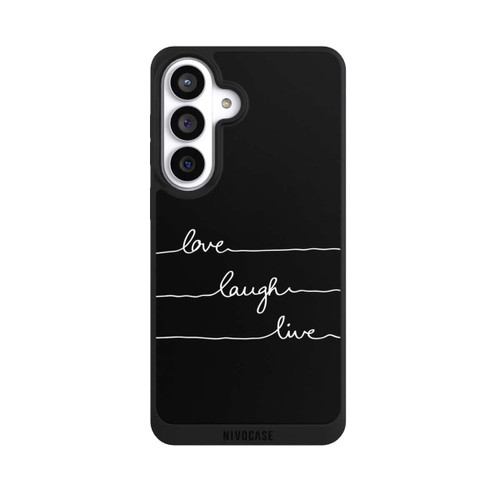 Samsung Galaxy S26+ NIVOpure Love Laugh Live weiß/schwarz