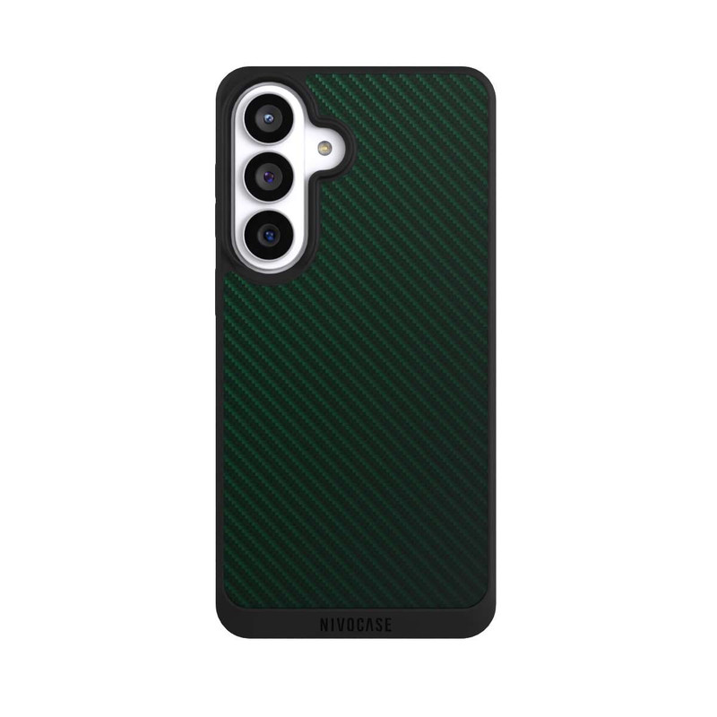 Galaxy S26+ NIVOpure British Racing Green Carbon