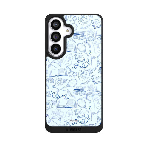 Samsung Galaxy S26+ NIVOpure Beauty and Beast Pattern Blue