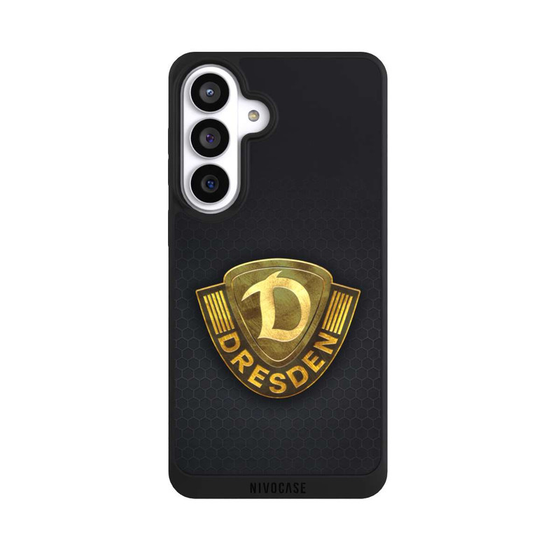 Galaxy S26+ NIVOpure Goldenes Logo Look Dynamo Dresden