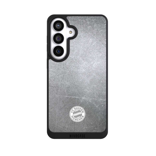 Samsung Galaxy S26+ NIVOpure Classic FCB Logo Small - White on Metal Look