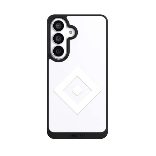 Samsung Galaxy S26+ NIVOpure Rauten Logo auf HSV Grau