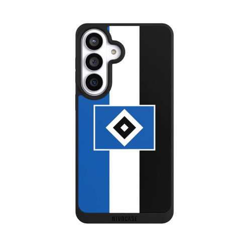 Samsung Galaxy S26+ NIVOpure HSV Streifen - Blau-Weiß-Schwarz