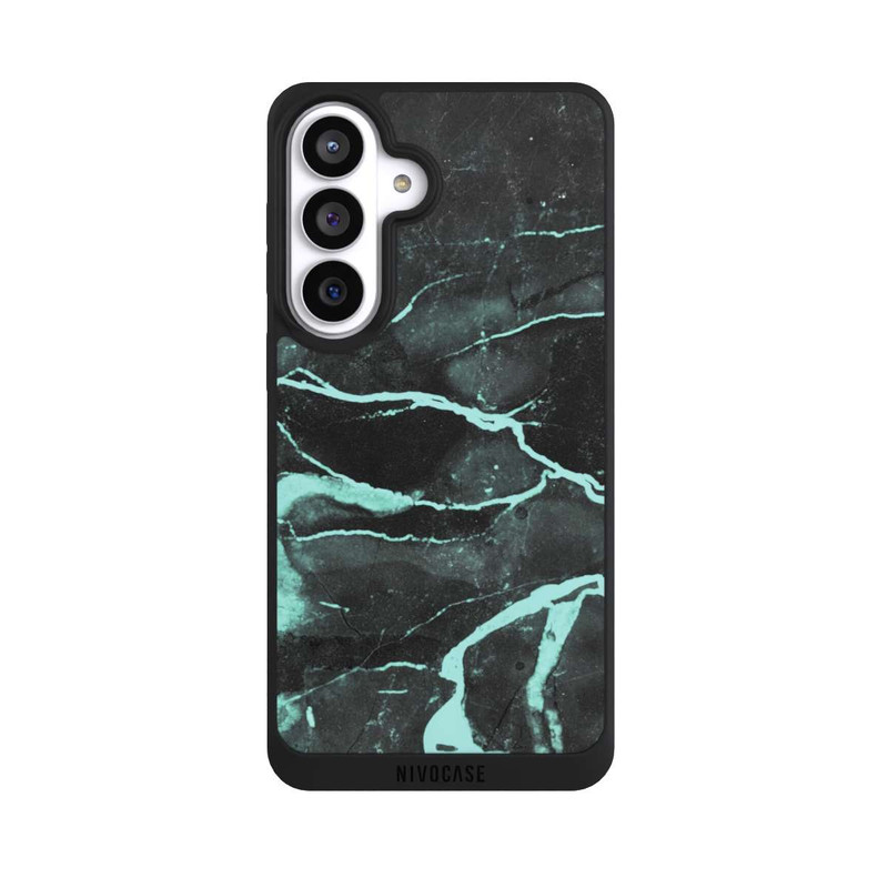 Galaxy S26+ NIVOpure Grauer und blauer Marmor
