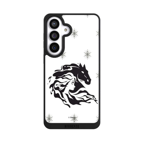Samsung Galaxy S26+ NIVOpure Elsa Waterhorse Frozen Black and White