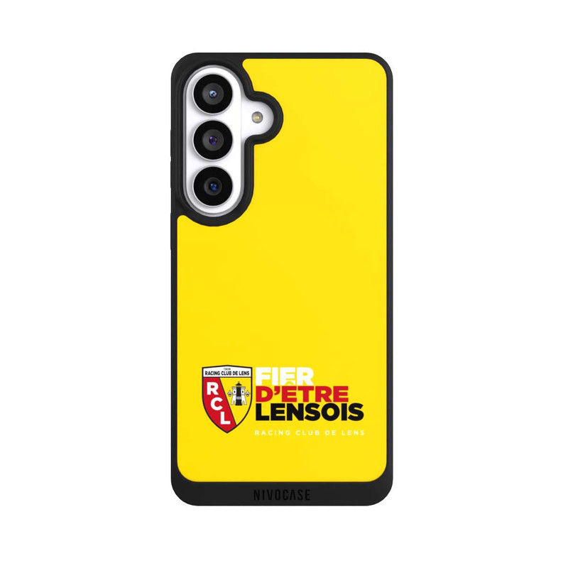 Galaxy S26+ NIVOpure Fond Logo RCL Jaune