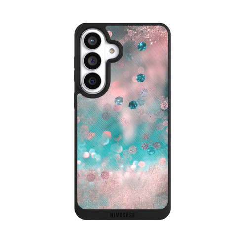 Samsung Galaxy S26+ NIVOpure Turquoise Glamour Glitter Look