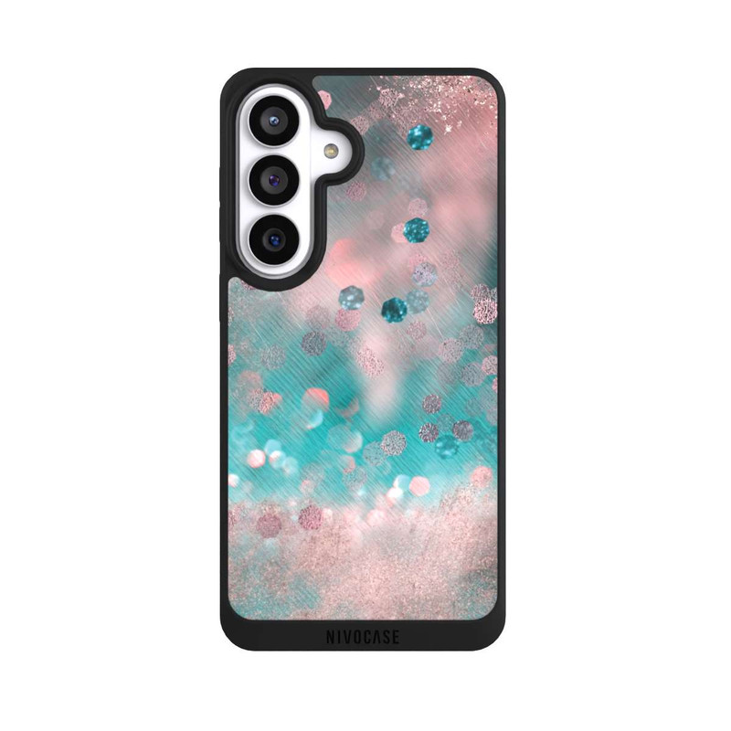 Galaxy S26+ NIVOpure Türkis-glamouröser Glitzerlook