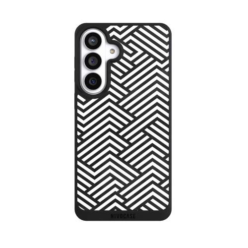 Samsung Galaxy S26+ NIVOpure Schwarz und Weiß ZigZag