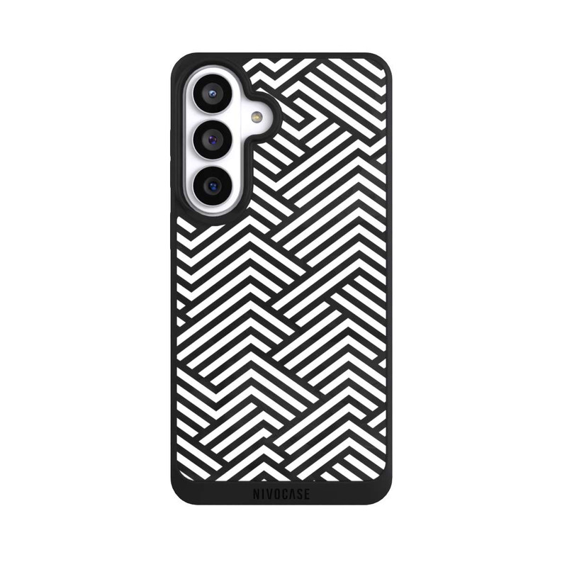 Galaxy S26+ NIVOpure Black and White ZigZag