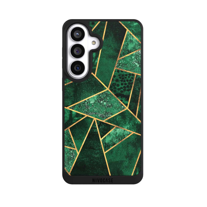 Galaxy S26+ NIVOpure Tief Smaragdgrün Golddruck