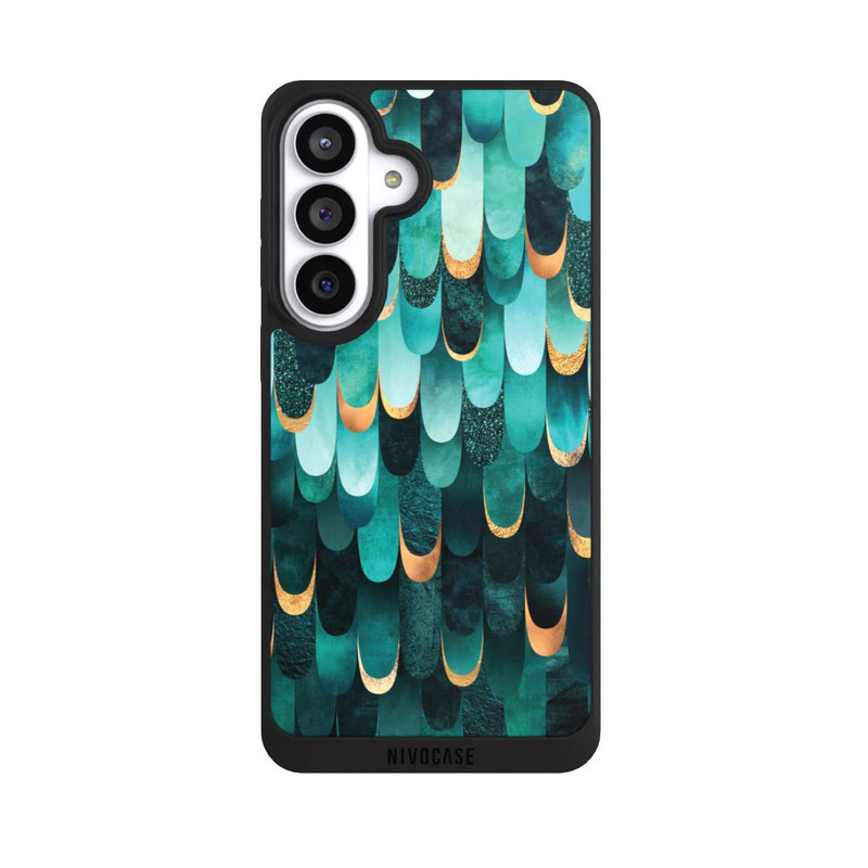 Galaxy S26+ NIVOpure Gefiedert Türkis Golddruck