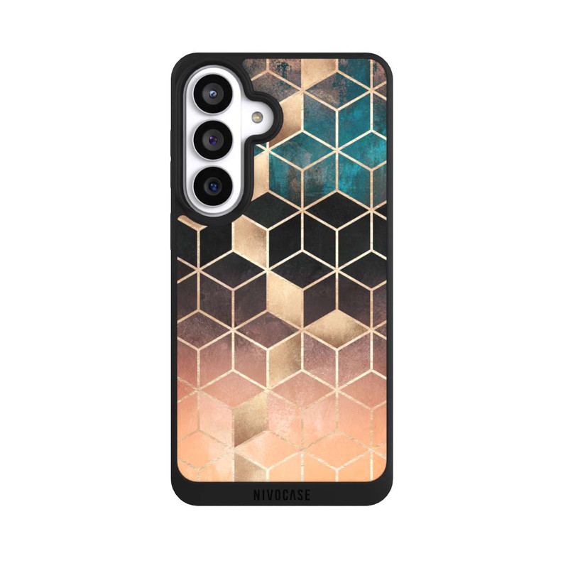 Galaxy S26+ NIVOpure Ombre Traum Würfel Gold Druck